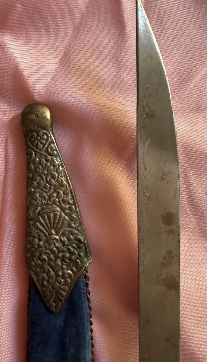 Posate: Dolch mit Scheide orientalisch verziert antik ca. 32cm – Usato da Biel/Bienne venduto da Katja01112 2