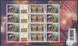985** Millenium Kleinbogen Post Swiss Team, frankaturgültig