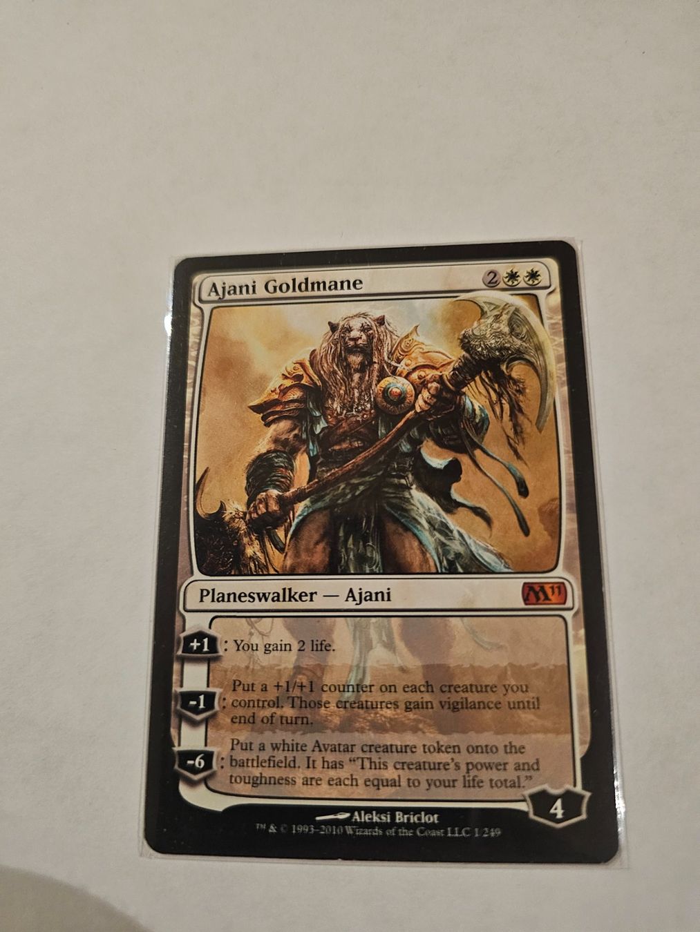 Magic The Gathering Carte collezionabili: Magic the Gathering: Ajani Goldmane – Nuovo (secondo la descrizione) da Läufelfingen venduto da struuub92