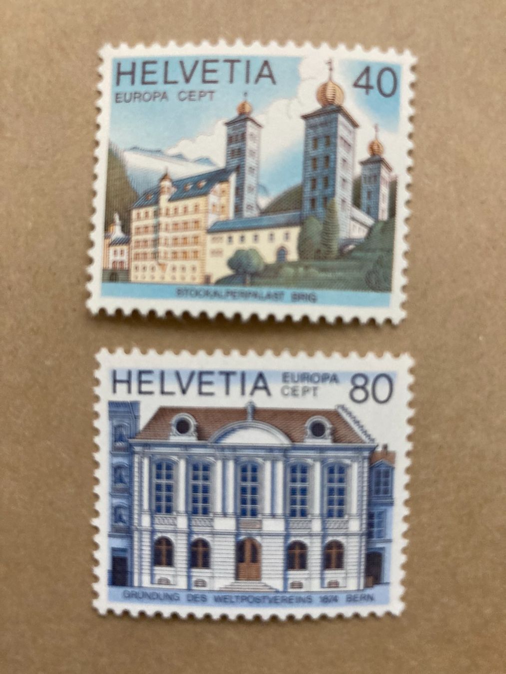 Tutti i francobolli: Schweiz 1978 Satz Europa CEPT Postgebäude postfrisch – Nuovo (secondo la descrizione) da Liestal venduto da schnueps