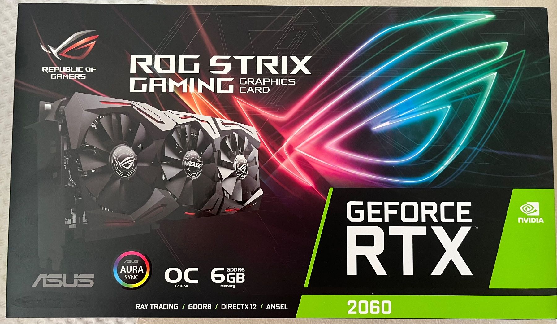 Nvidia Cartes graphiques: Asus ROG Strix GeForce RTX 2060 OC 6GB – D'occasion à Chamoson par FamaKun 1