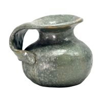 Vase en grés artisanale suisse GIGI DELACOMBAZ 1747 Corserey