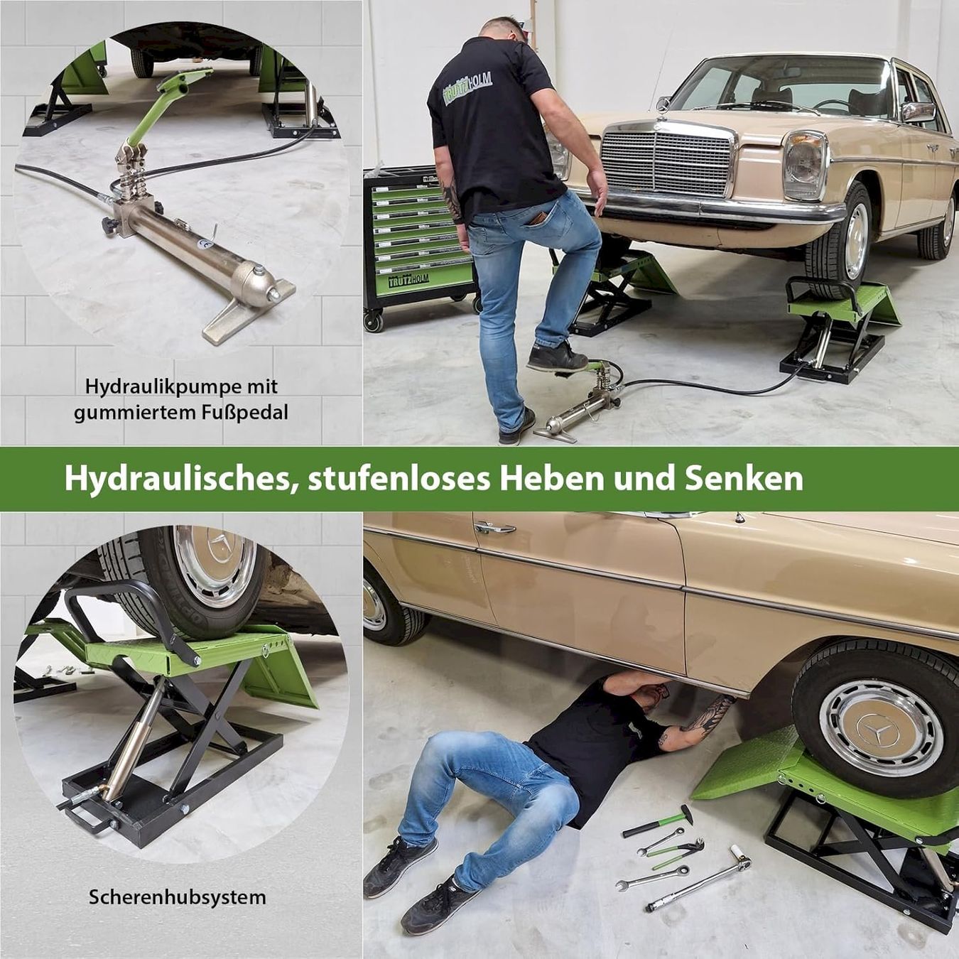 Rampe di accesso: 2x Hydraulische Auffahrrampe 1360kg – Nuovo e nell'imballaggio originale da Bottighofen venduto da zaap 2