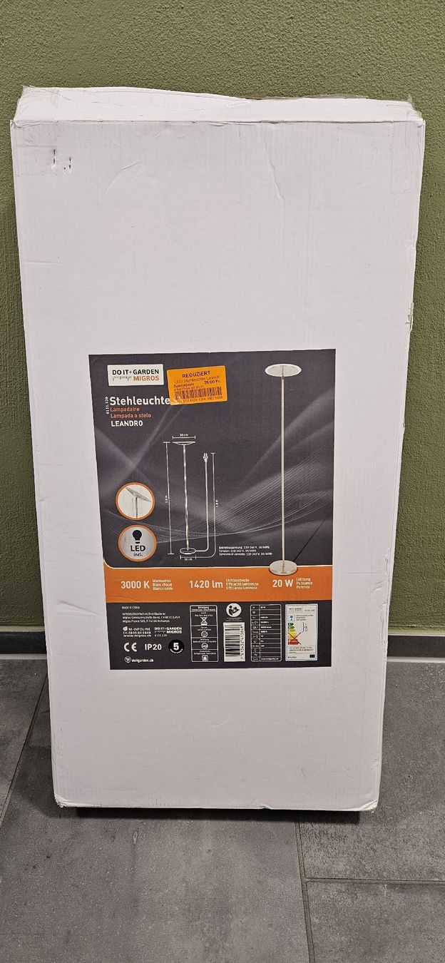 Micasa Lampade: Stehlampe Leandro neu, NP 50.- – Nuovo (secondo la descrizione) da Baden venduto da Boomer76 2