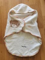 Babyfehn Einschlagdecke Bär weiss guter Zustand für 0-6 M