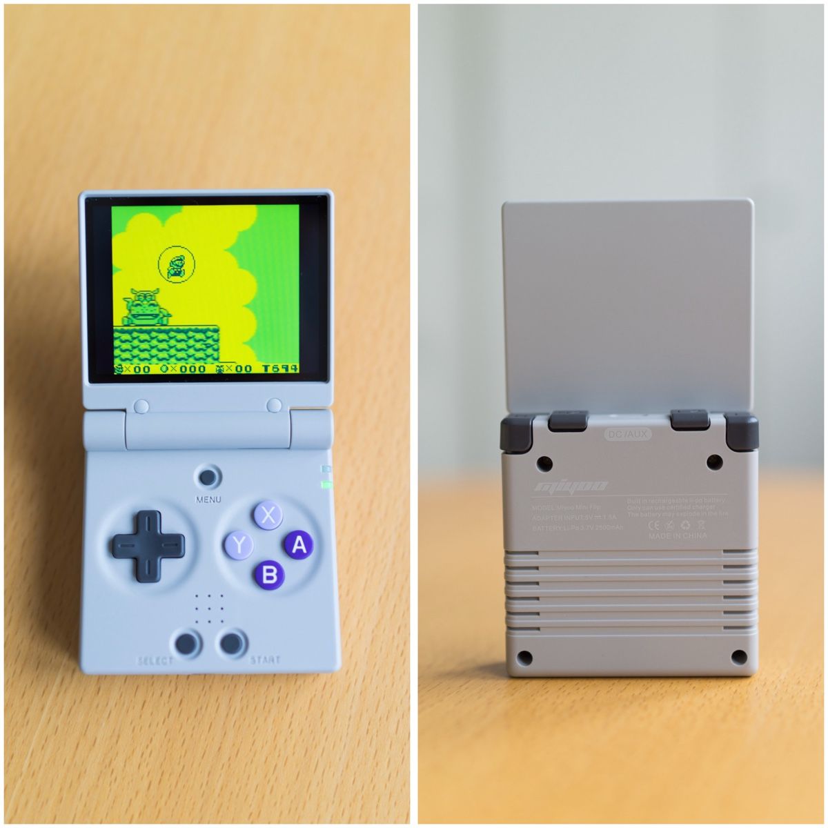 Console: Miyoo Mini Flip grau - Komplettpaket – Nuovo (secondo la descrizione) da Dielsdorf venduto da RetroMeister 2