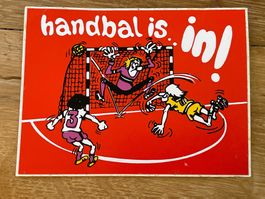 Vintage „handbal is in“ Handball, Abziehbild, Sticker