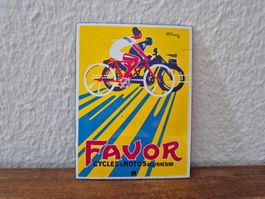 Emailschild Favor Cycles & Motos Velo France Emaille Schild