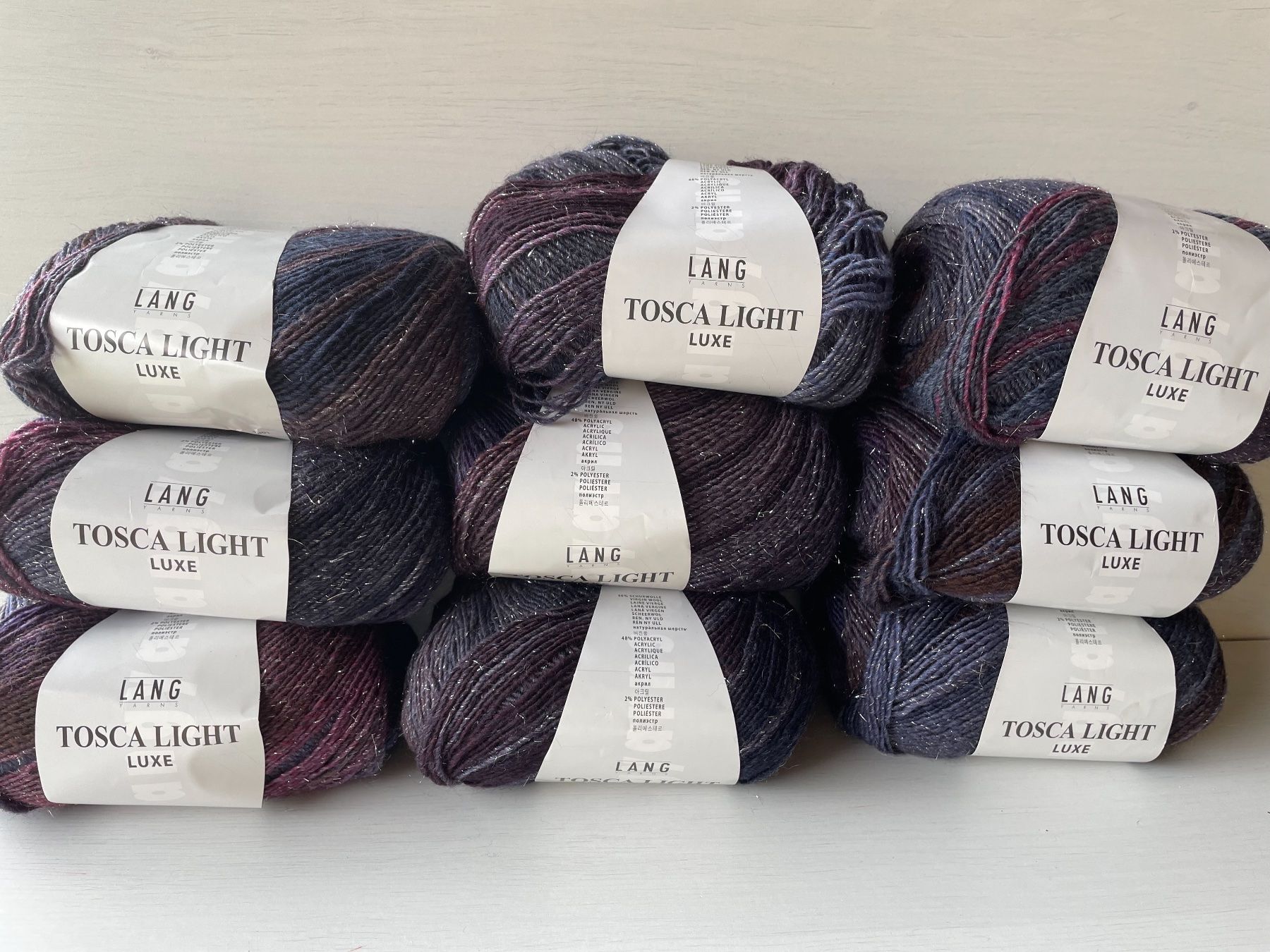 Lana: 1 Knäuel Tosca Light Luxe Lang Yarns – Nuovo e nell'imballaggio originale da Büsserach venduto da bor_s88m 1
