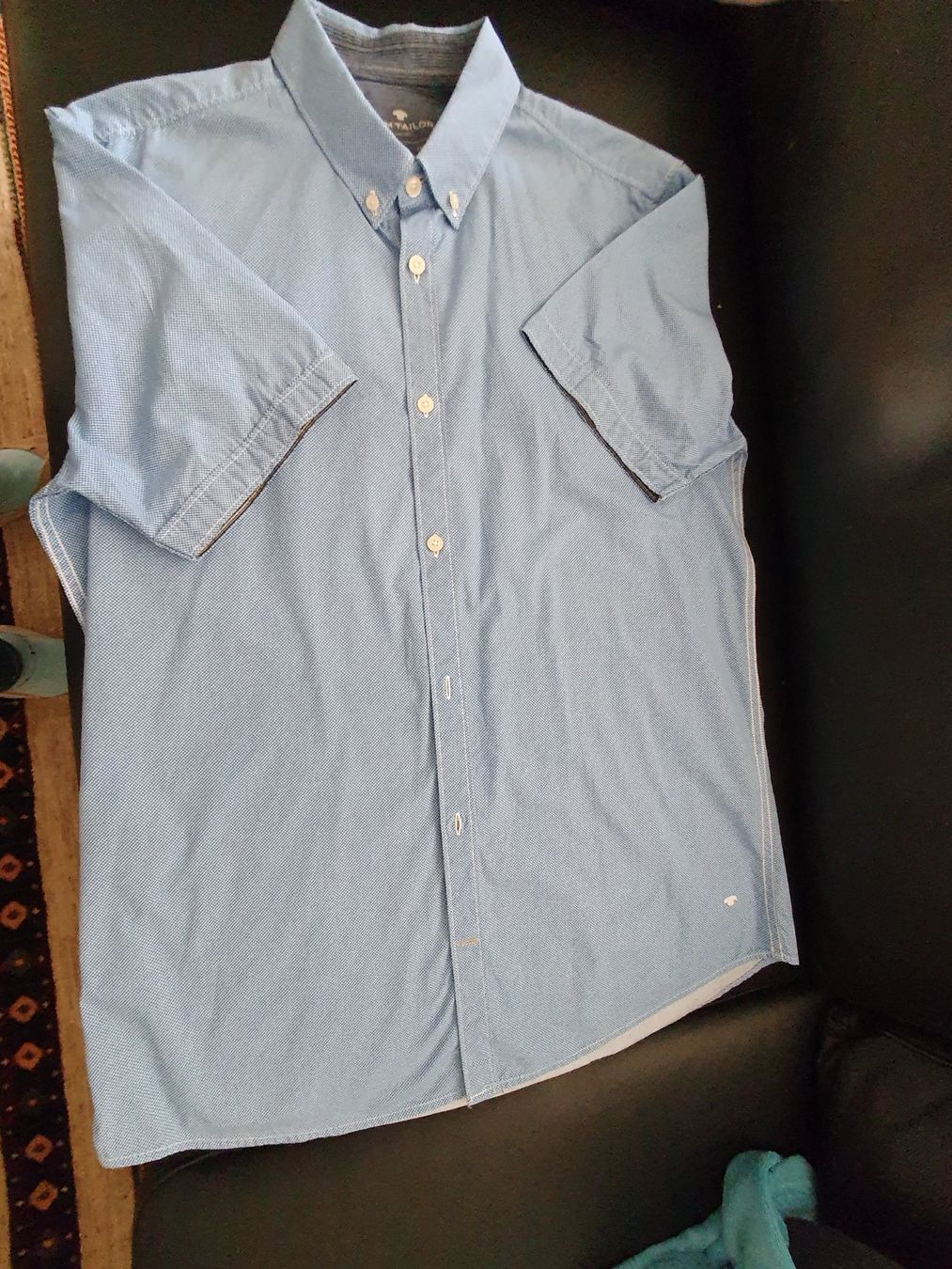 Tom Tailor Camicie: Tom Tailor Hemd, Gr. L, hellblau/weiss – Usato da Zürich venduto da sunflower89 3
