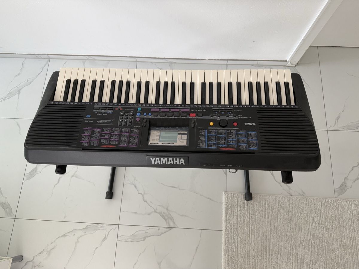 Yamaha Strumenti musicali: Yamaha Keyboard PSR-220 mit Ständer – Usato da Haag (Rheintal) venduto da but_2qld 2