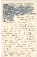 Montreux, Grand Hotel des Avants, Litho