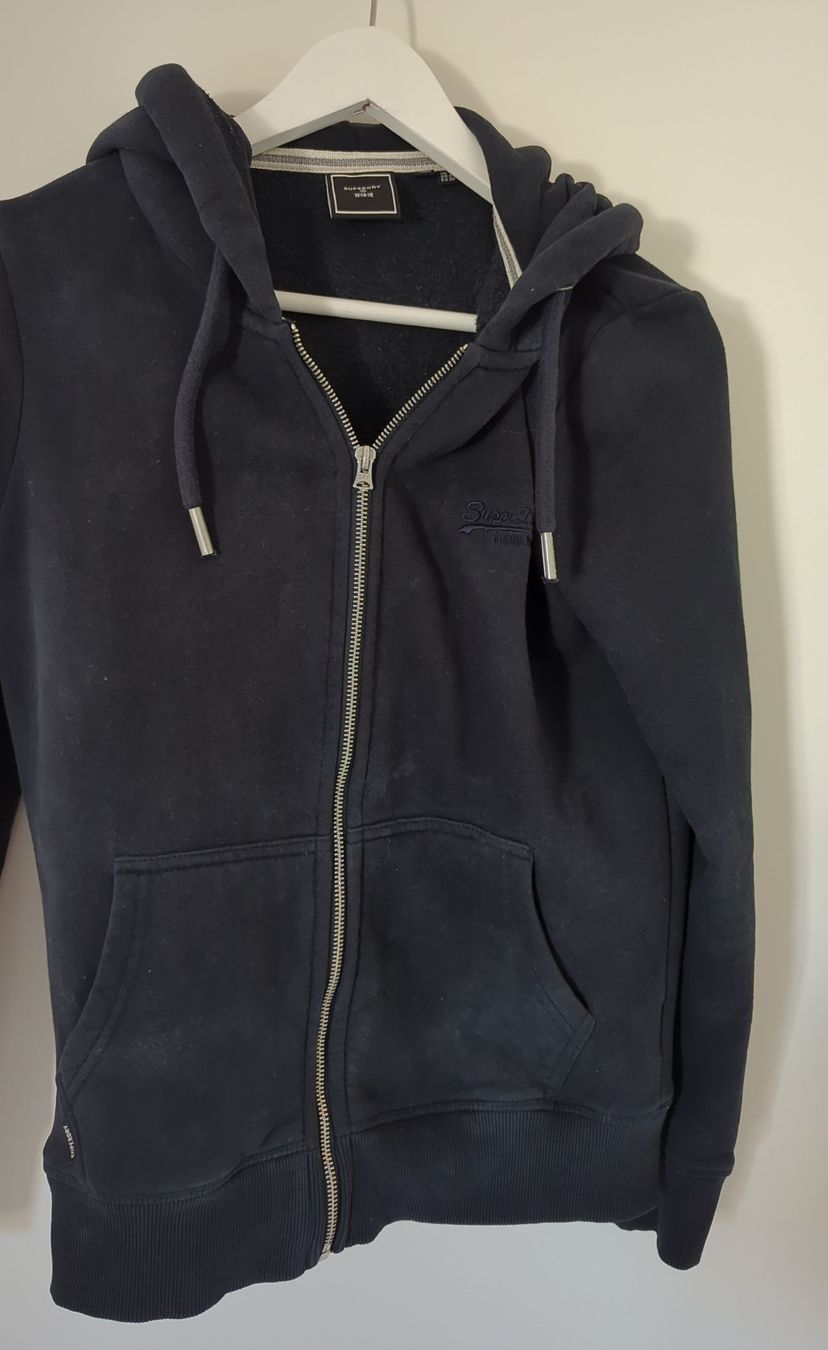Superdry Giacche: Superdry Kapuzenjacke Grösse S dunkelblau – Usato da Neuheim venduto da sh0_gbz7