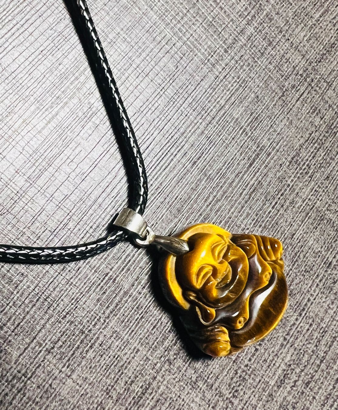 Anhänger: BUDDHA Tiger Eye EdelStein KeTTe...für Körper & Psyche... – Neu (gemäss Beschreibung) aus Zürich von stock4you 4
