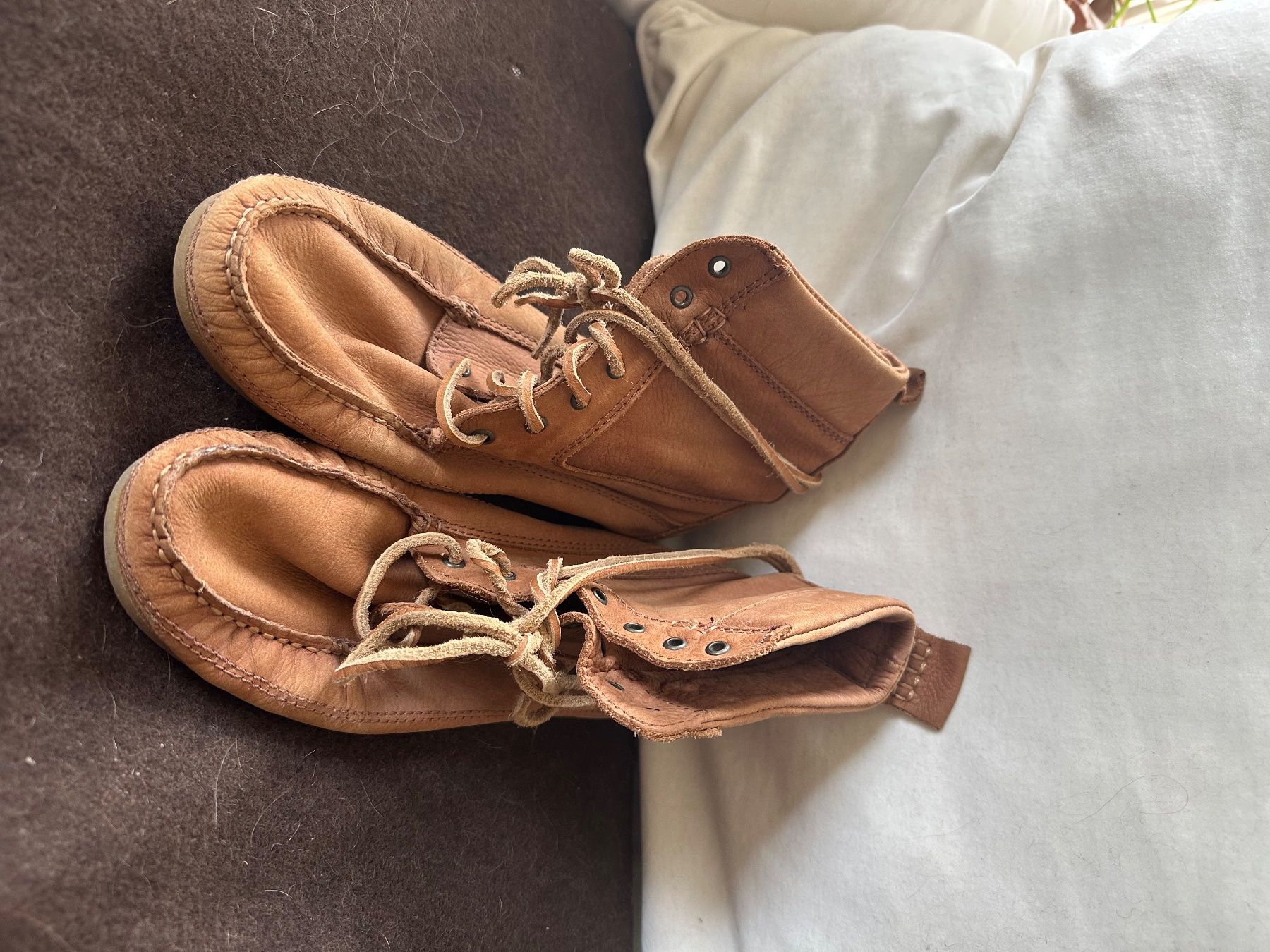 Pull&Bear Damenschuhe: 100% Leder Moccasins – Gebraucht aus Bern von Enle 2
