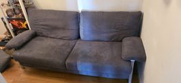 Gemütliches 3-Sitzer Sofa Anthrazit Stoff, Top Zustand!