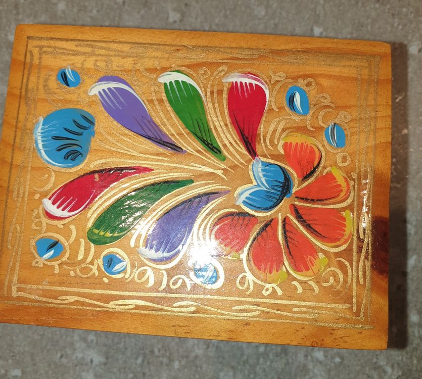 Seestern Schmuckkästchen Emailliert - Aufklappbare Aufbewahrung Mit Magnetverschluss In Ozeanblau