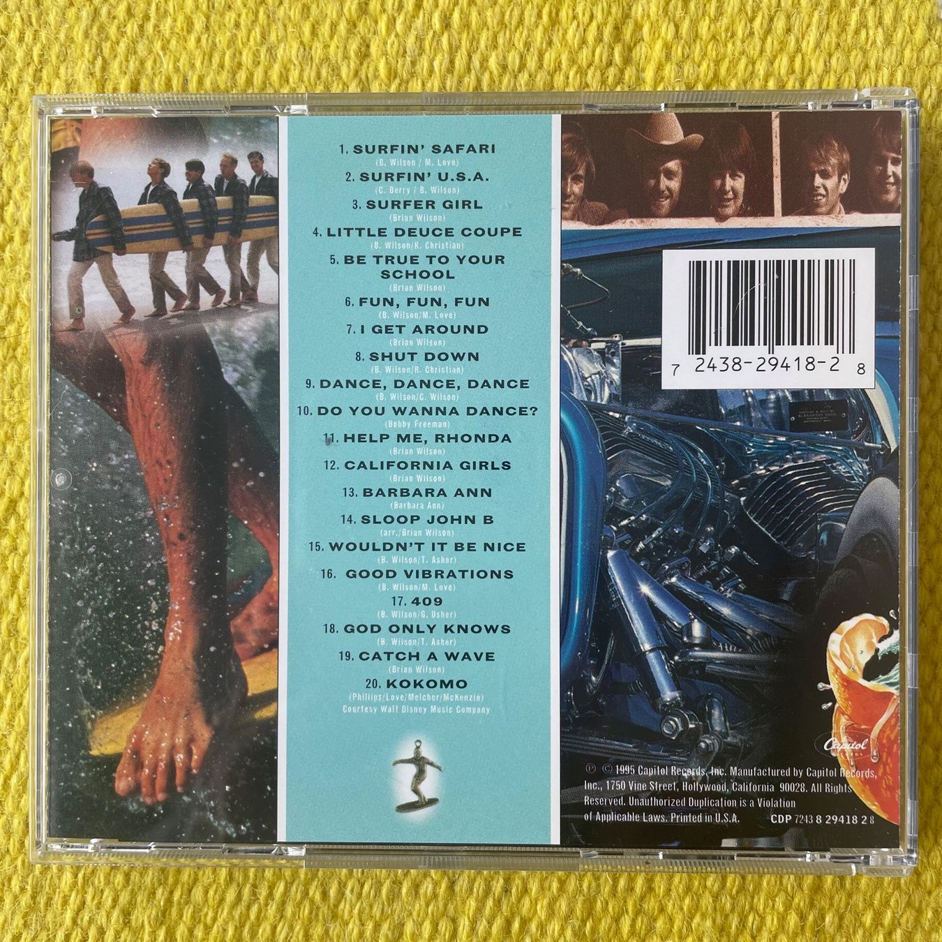 CDs: BEACH BOYS-THE GREATEST HITS – Gebraucht aus Rorschacherberg von CD-Roli 1