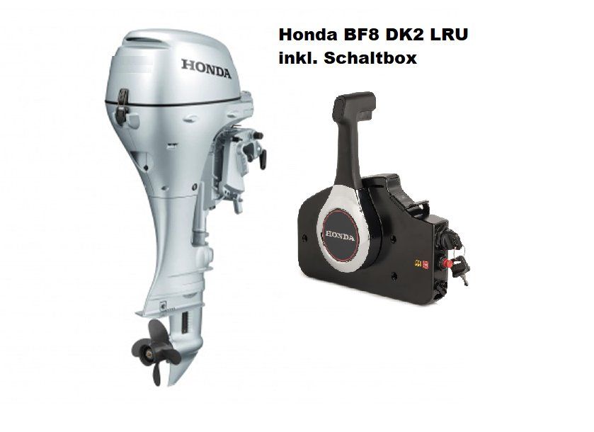 Außenborder Honda BF8 DK2 LRU mit Fernschaltbox E Start