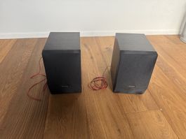 Philips Regallautsprecher MCD297, Paar, funktionstüchtig
