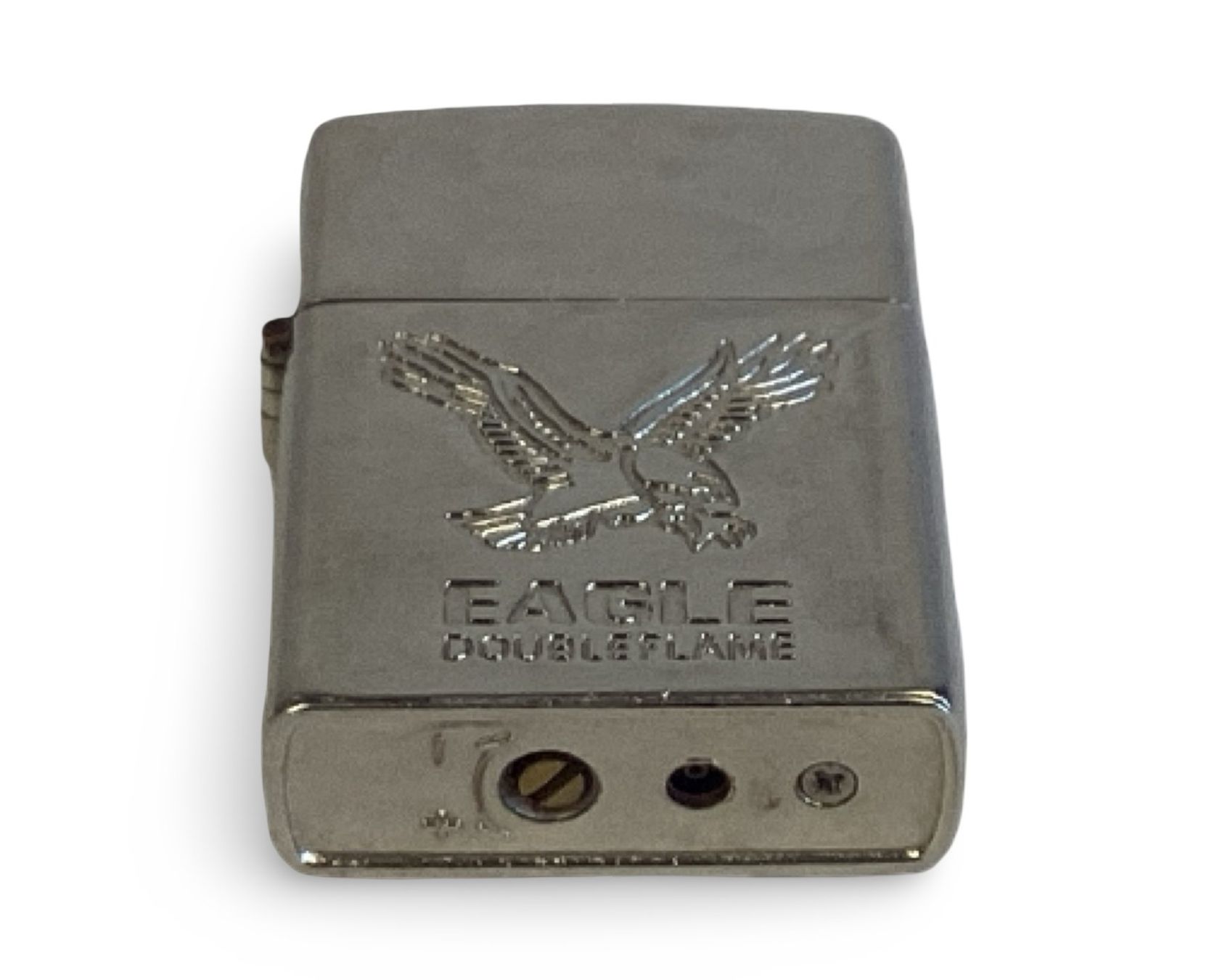 Zippo Feuerzeuge: EAGLE Double Flame Feuerzeug mit Lederetui – Gebraucht aus Zürich von Restwert_Zuerich 2