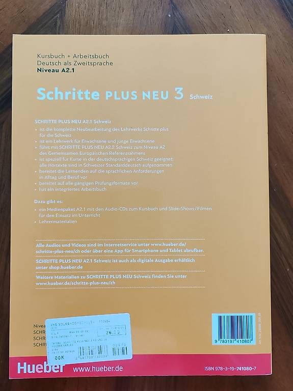 Libri: Schritte PLUS NEU Schweiz A2.1 – Usato da Grenchen venduto da Dulcis_Fundo 1