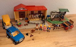 Playmobil Reiterhof zum Mitnehmen mit Zubehör