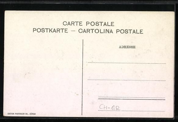 Cartoline postali: AK Pontresina, Panorama – Usato da Berlin venduto da bartko-reher 1