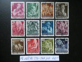 FL 1951 Nr. 236-247 gestempelt
