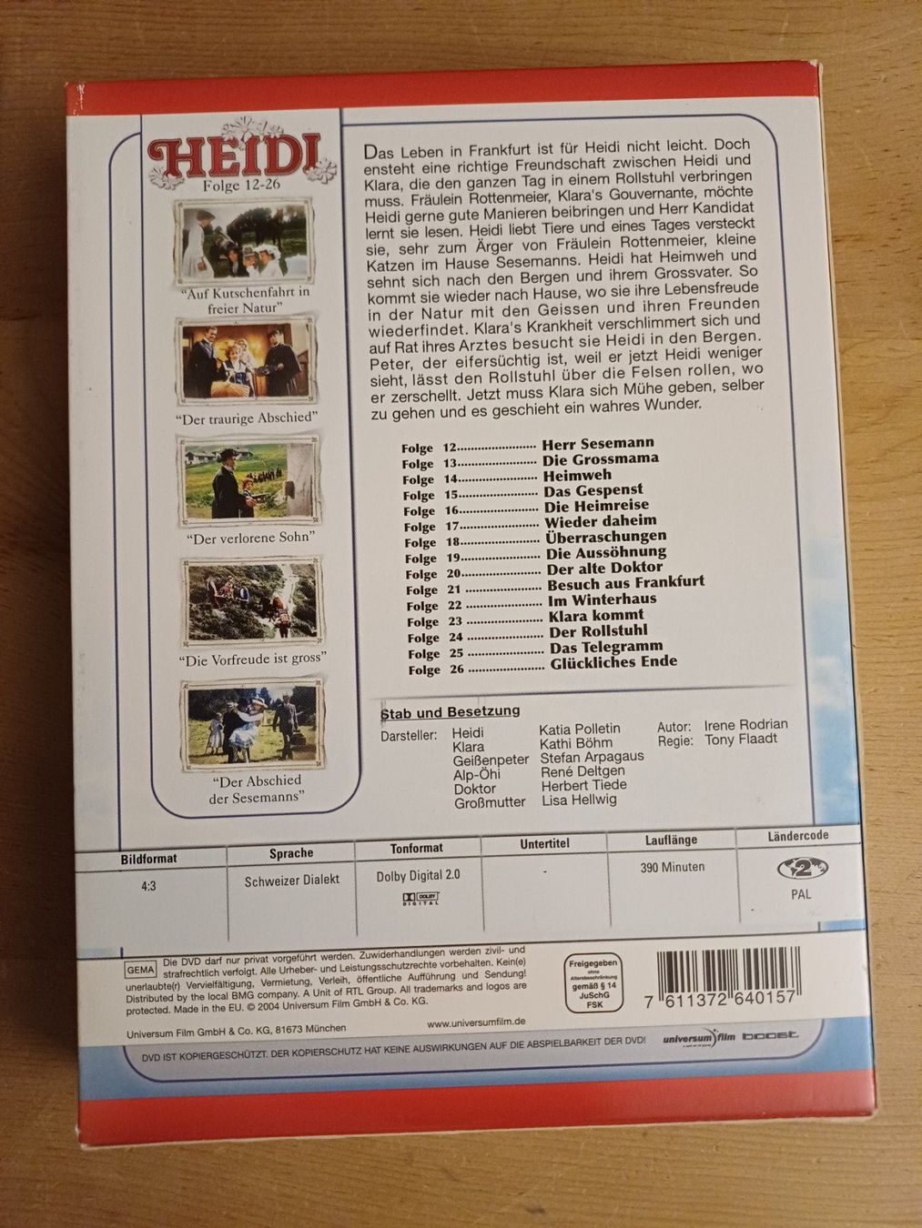 Tutti i DVDs: Heidi - Teil 12 - 26 Box, 5 DVDs – Usato da Jona venduto da Rreto71 6