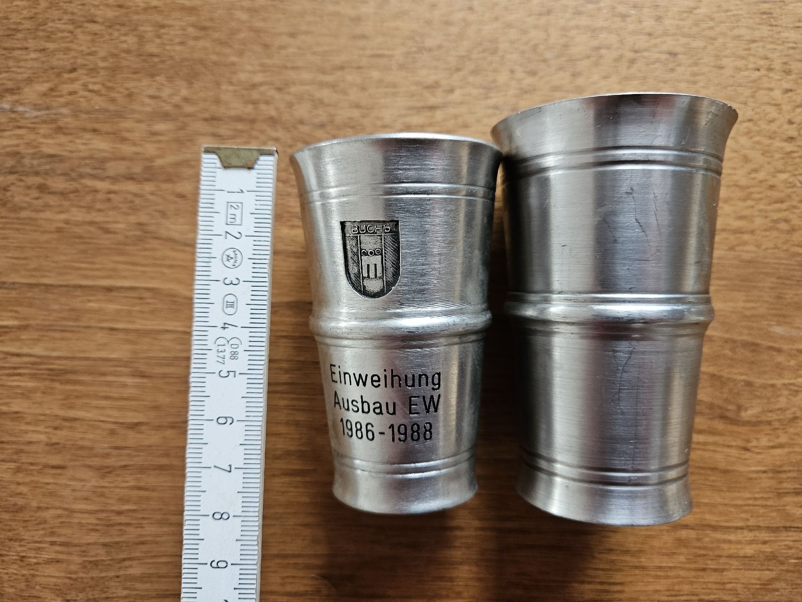 Sigg Bicchieri: 2 Zinn Becher – Nuovo (secondo la descrizione) da Eschenbach SG venduto da MarThu 1