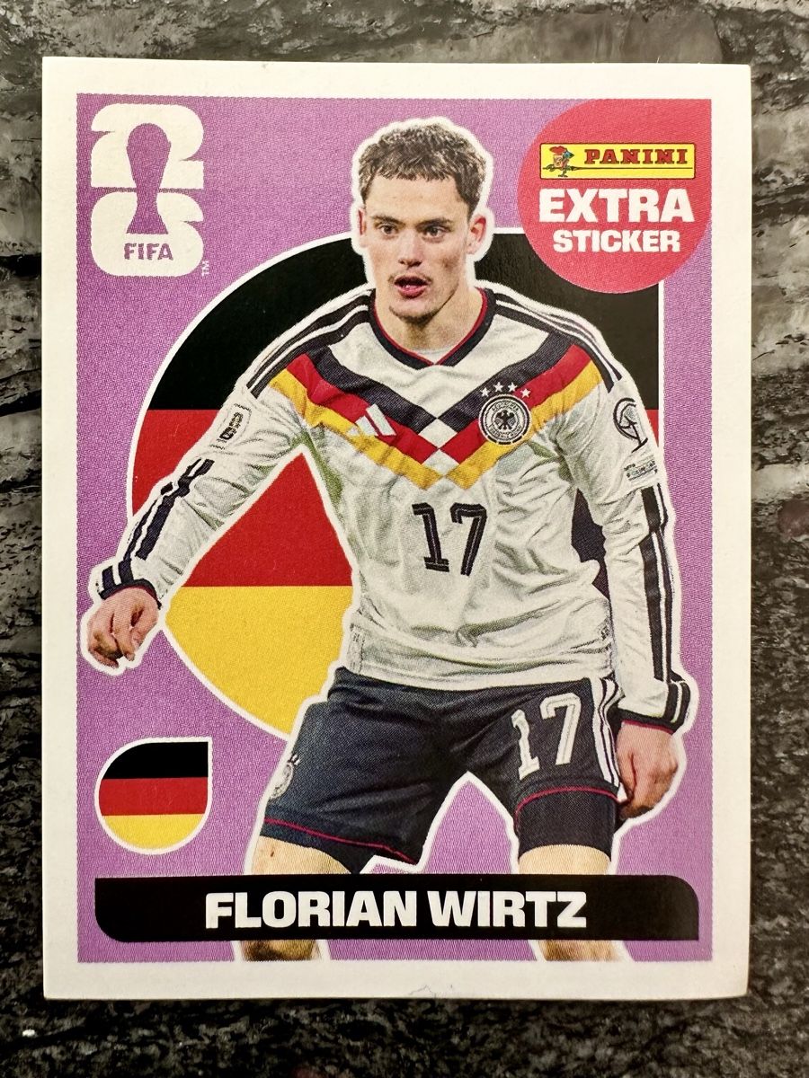 Panini Carte collezionabili: Panini Extra Sticker Florian Wirtz Deutschland – Usato da Tann venduto da Cinturriante