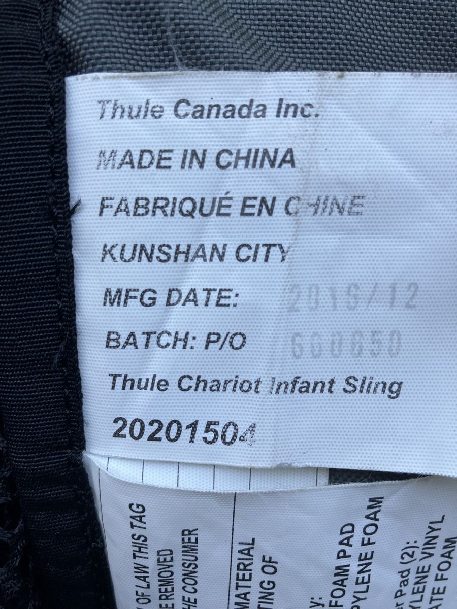 Thule Rimorchi: Thule Chariot Sling – Usato da Herzogenbuchsee venduto da roberli4900 1