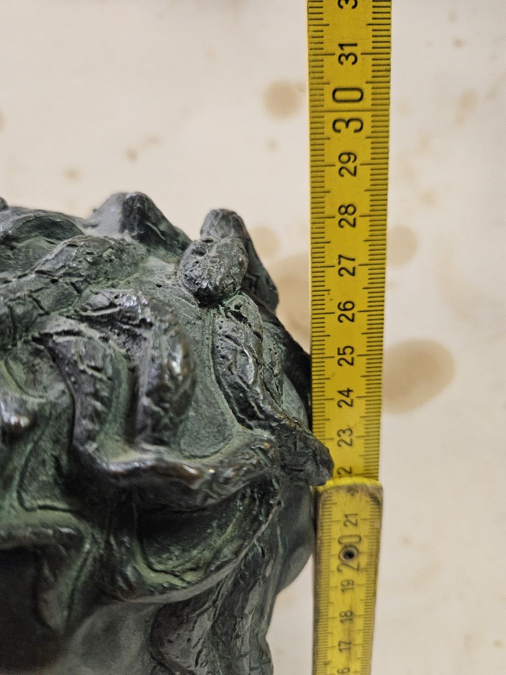 Sculture & Statue: skulptur kopf mit schlangen bronze – Usato da Schwellbrunn venduto da Omega-alpha 9