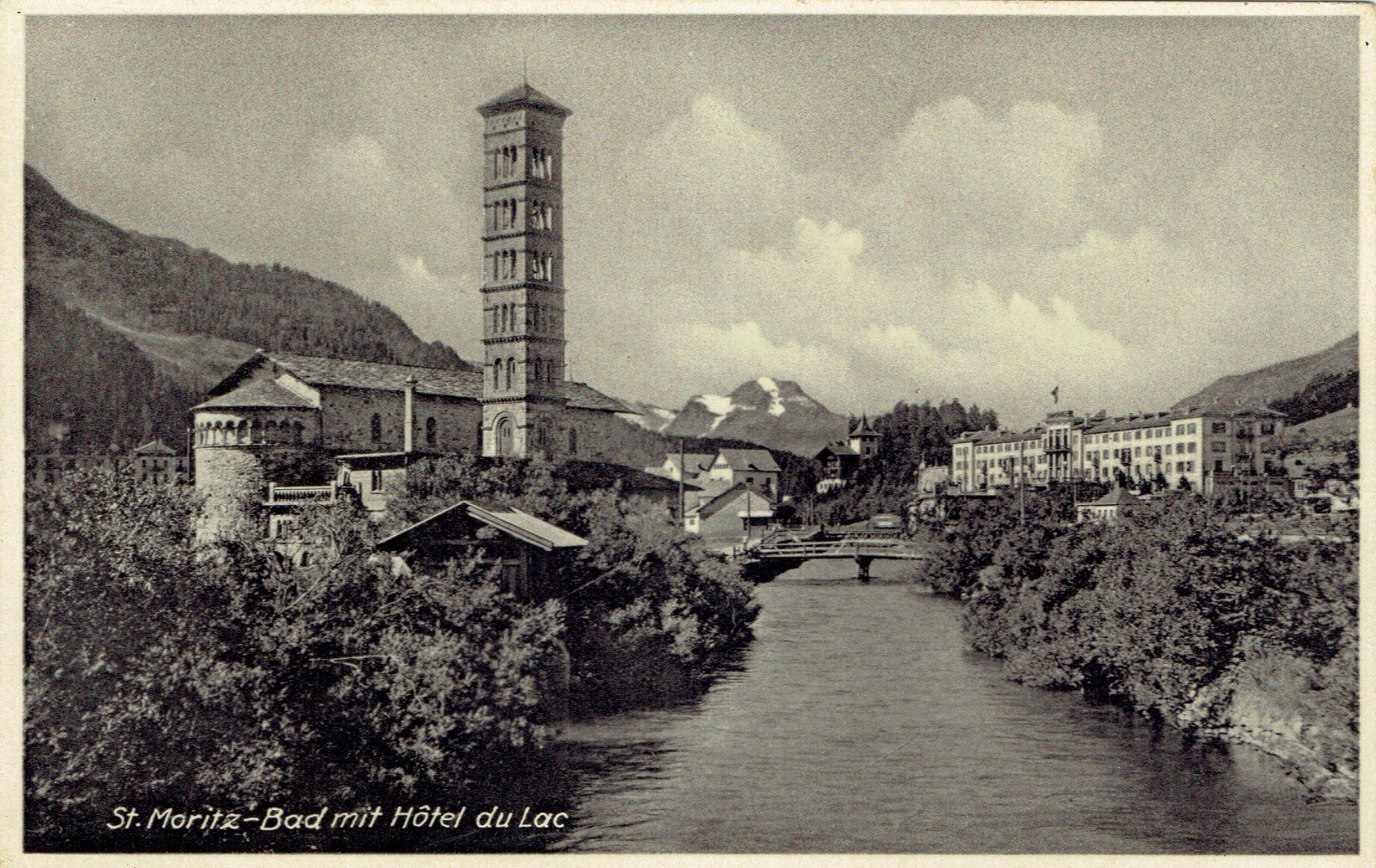 Ansichtskarten: St. Moritz-Bad GR, um 1925 – Gebraucht aus Otelfingen von Schmitte9