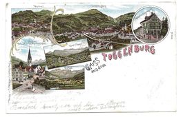 Gruss aus dem Toggenburg (SG) Nesslau - Rietbad - Litho 1906