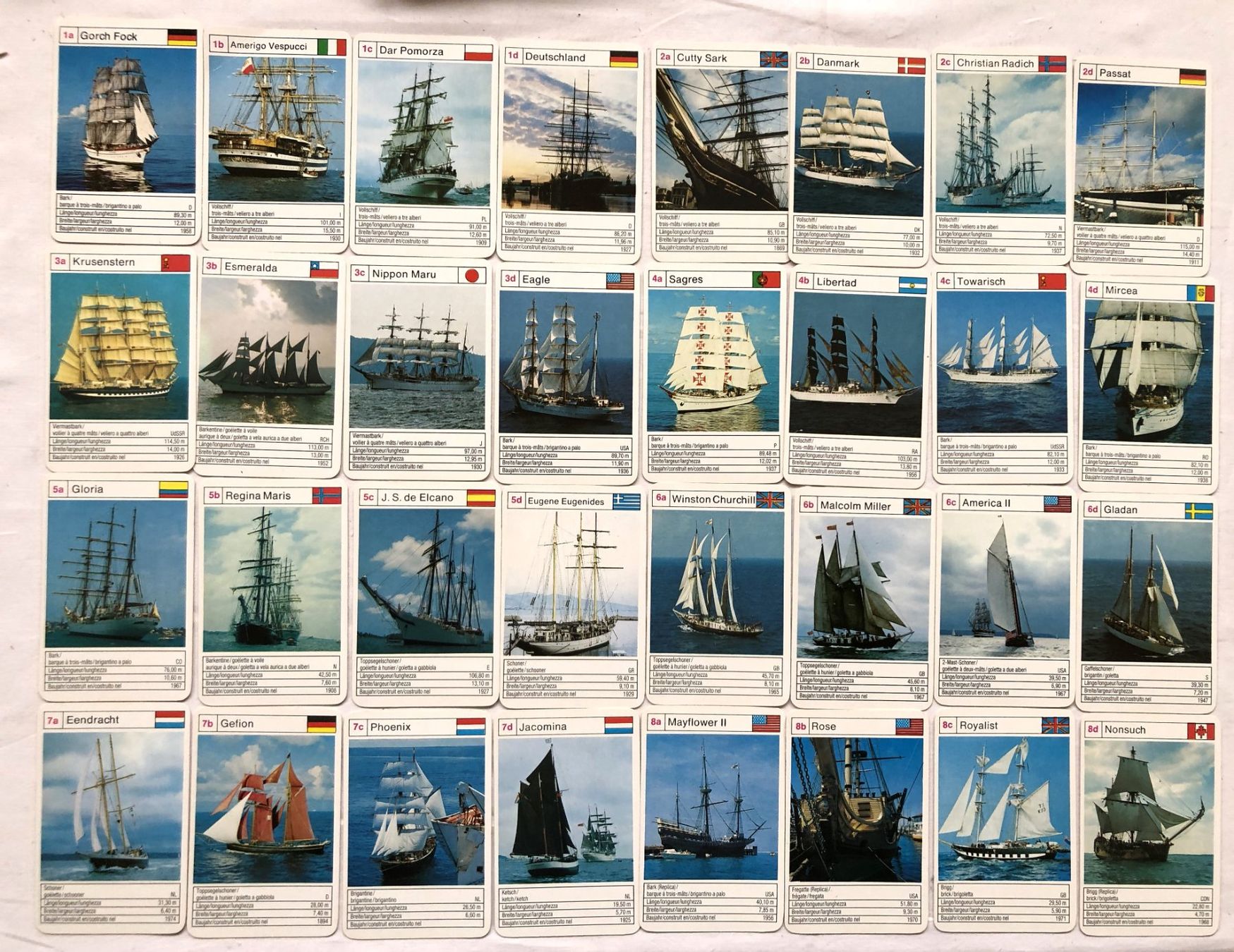 Carlit Giochi: Quartett - Super Top - WINDJAMMER - Carlit – Usato da Schaffhausen venduto da durruti 1