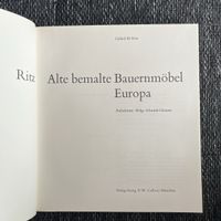 Alte bemalte Bauernmöbel Europa