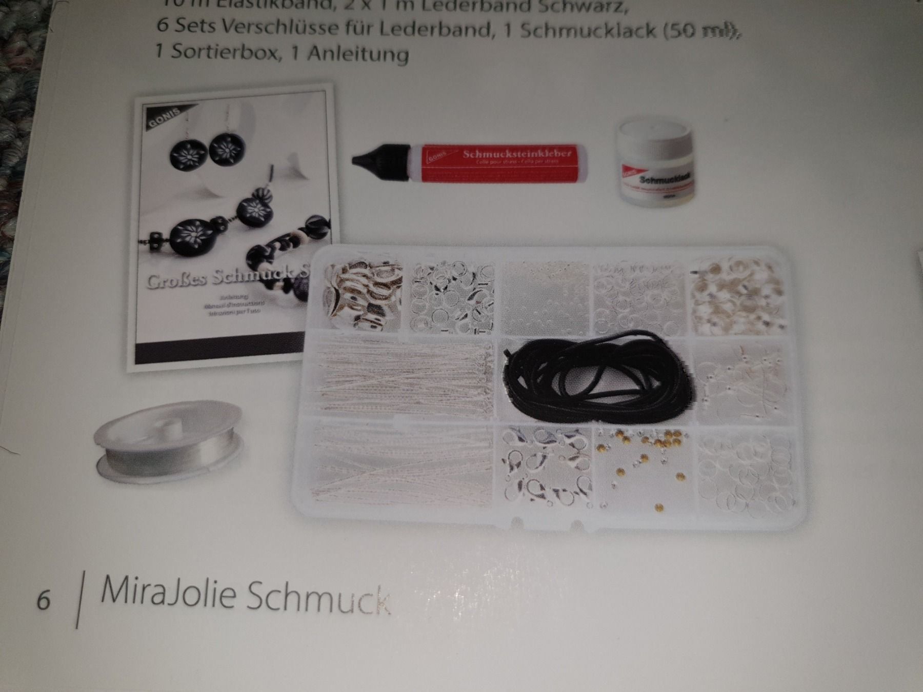 Gonis Kit bricolage: Gonis Grosses Schmuck Set 53300 NEU – Nuovo e nell'imballaggio originale da Killwangen venduto da KIANA08