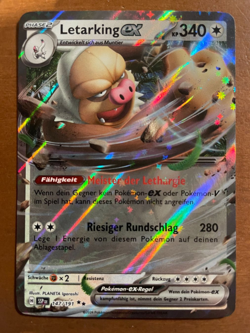 Pokémon Carte collezionabili: Pokemon Letarking eX (Versand gratis) – Nuovo (secondo la descrizione) da Chur venduto da Angerson