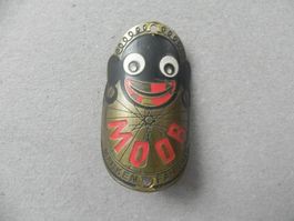 Moor Velo Rad Marken Schild Emblem Schweiz CH ca. Jahr 1960