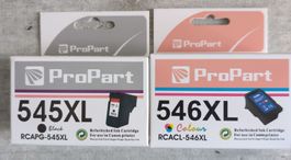Cartouches encre ProPart 545XL 546XL pour Canon neuf scellé 