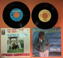 2x Vinyl Single Schallplatte 7“ Howard Carpendale / Shine on