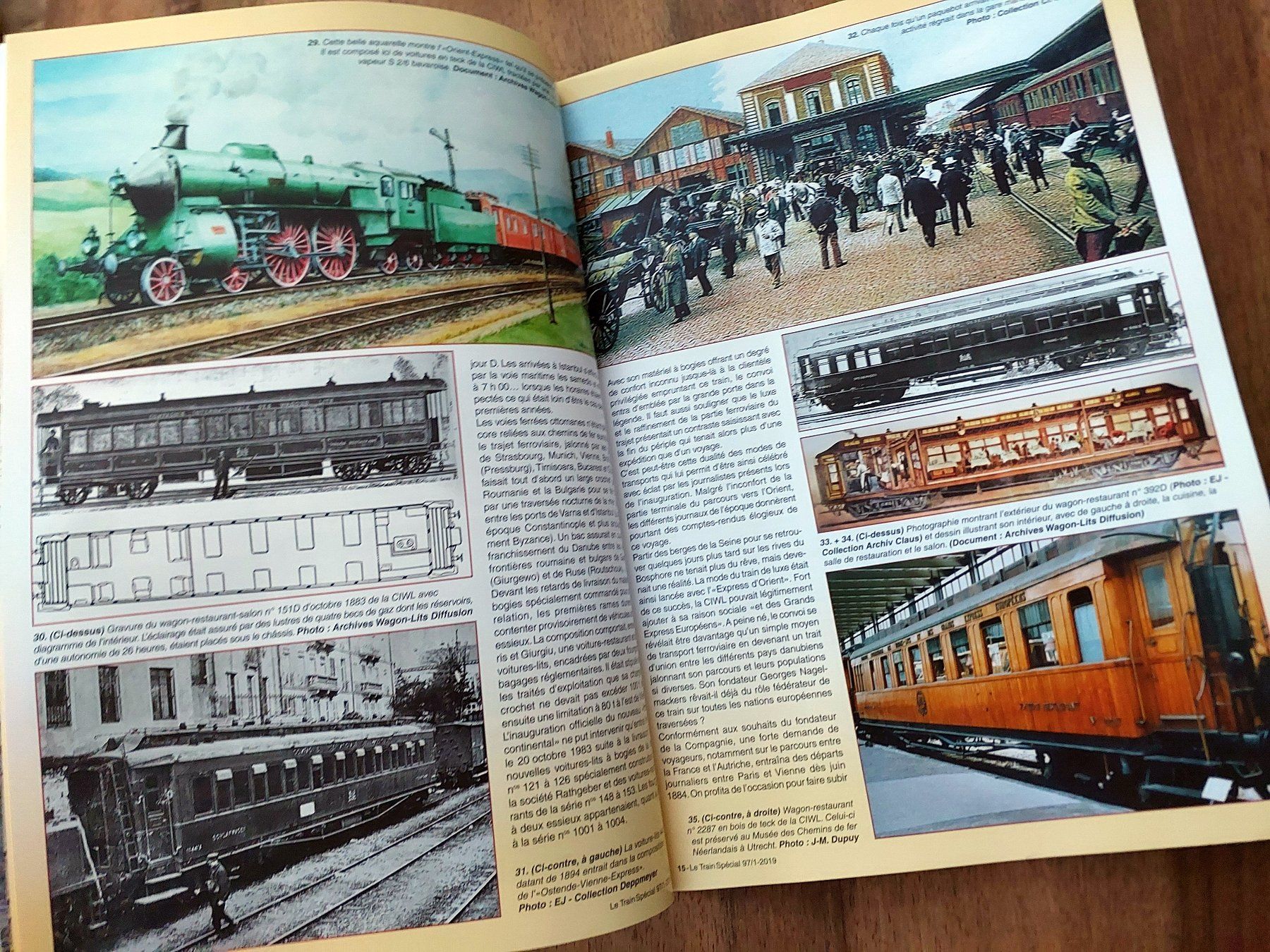 Riviste & Magazine: Le Train - Les Grands Trains Orient Express - CIWL – Usato da Schönenwerd venduto da Steidi 3