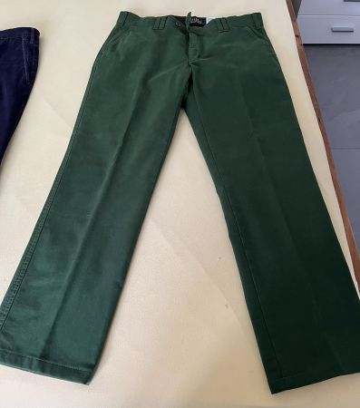 Pantaloni uomo verde taglia 52