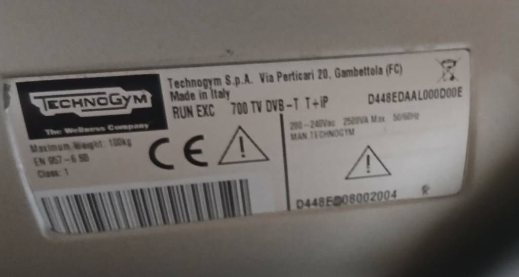 Technogym Hometrainer: Laufband Run Excite 700 Technogym – Usato da Pianezzo venduto da Millecolline 3