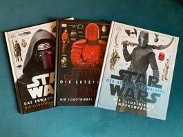 Star Wars Sequel-Trilogie – 3× illustrierte Enzyklopädie