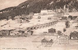 Leysin hiver viaduc