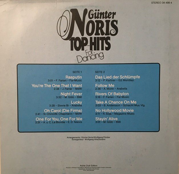 Dischi in vinile: 5x LP Günter Noris – Usato da Grüningen venduto da azulvinyl 1