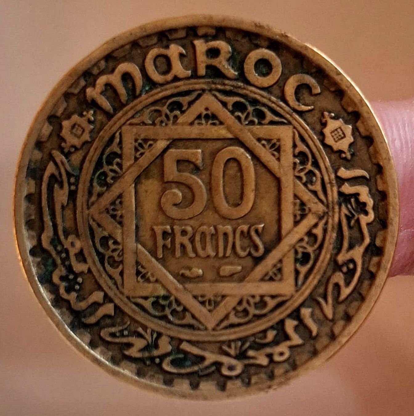 Tutti le monete: MAROKKO 50 FRANCS 1371/1952 – Usato da Winterthur venduto da Creso70 1